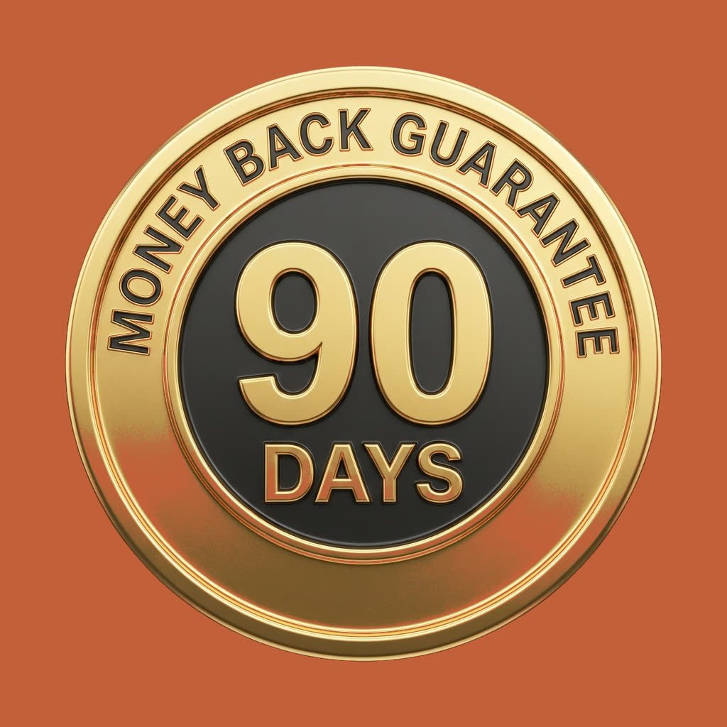 90-day money back guarantee